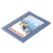 Carnet Ski de neige - Montana (Côté gauche)