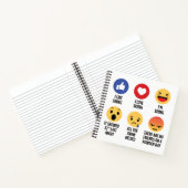 Carnet Ski Emojis (Intérieur)