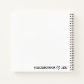 Carnet Ski saut splatter art (Dos)