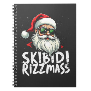 Carnet Skibidi Rizzmas Funny Gen Alpha Slang Noël