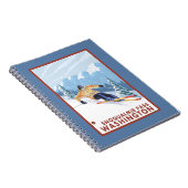 Carnet Skieur de neige - Snoqualmie Pass, WA (Côté Droit)