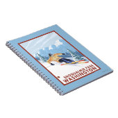 Carnet Skieur de neige - Snoqualmie Pass, WA (Côté Droit)