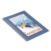 Carnet Skieur de neige - Whistler (C.-B.) Canada (Côté Droit)
