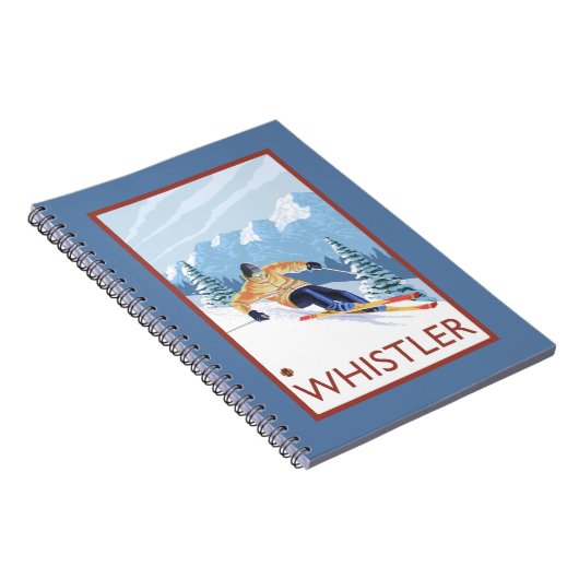 Carnet Skieur de neige - Whistler (C.-B.) Canada (Côté Droit)