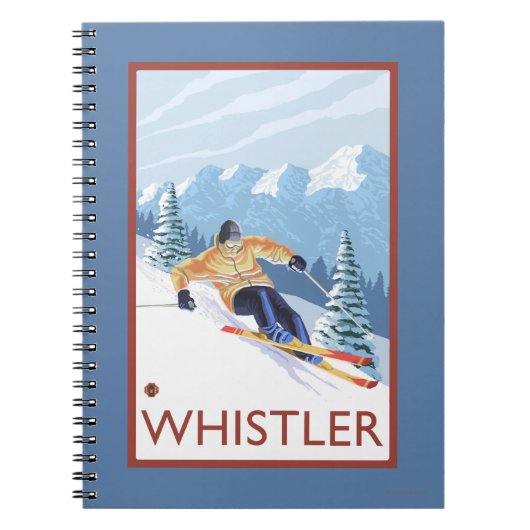 Carnet Skieur de neige - Whistler (C.-B.) Canada (Devant)