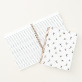 Carnet Skieurs d'hiver en action Motif (Intérieur)