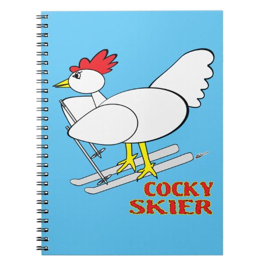 Carnet Skis cocheux (Devant)