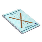 Carnet Skis De Fond Sur Neige (Côté Droit)