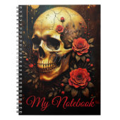 Carnet Skull and Roses (Devant)