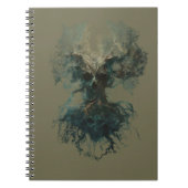 Carnet Skull Tree Surreal Dark Nature Notebook (Devant)