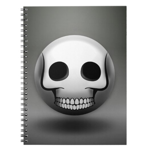 Carnet skullmoji notitieboek (Voorkant)