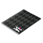 Carnet Skully et Jacquard mignons (Côté gauche)