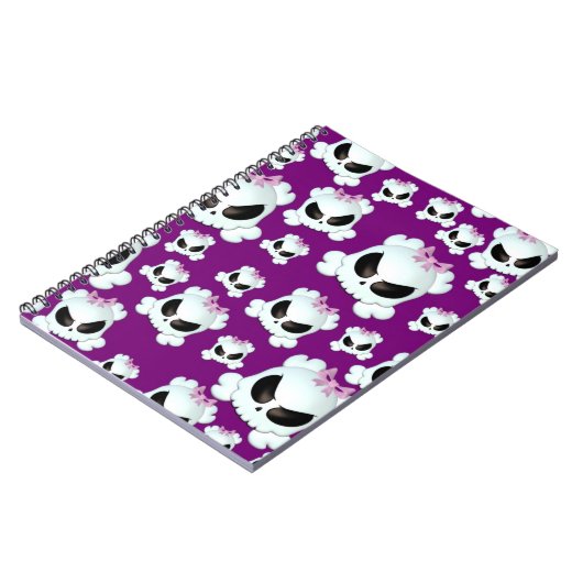 Carnet Skullz Girly (Côté gauche)