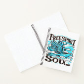 Carnet Sky Bird avec l'esprit et l'âme libres (Intérieur)