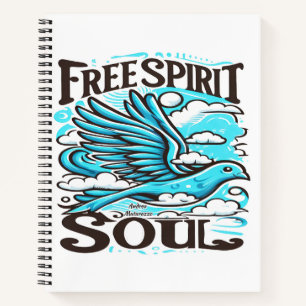 Carnet Sky Bird avec l'esprit et l'âme libres