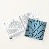 Carnet Sky Blue Hues Creative Leave Motif (Intérieur)
