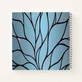 Carnet Sky Blue Hues Creative Leave Motif (Dos)