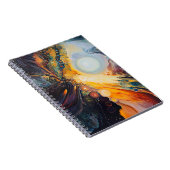 Carnet Sky coloré et Abstrait (Côté Droit)