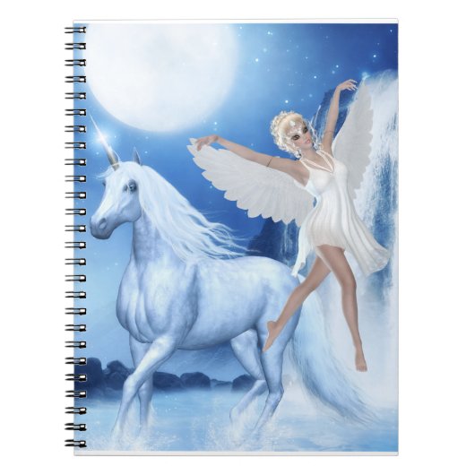 Carnet Sky Féerie Aspar et Unicorn (Devant)