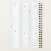 Carnet Sky | Scattered Cherry Pinstripe Personalized (Verso)