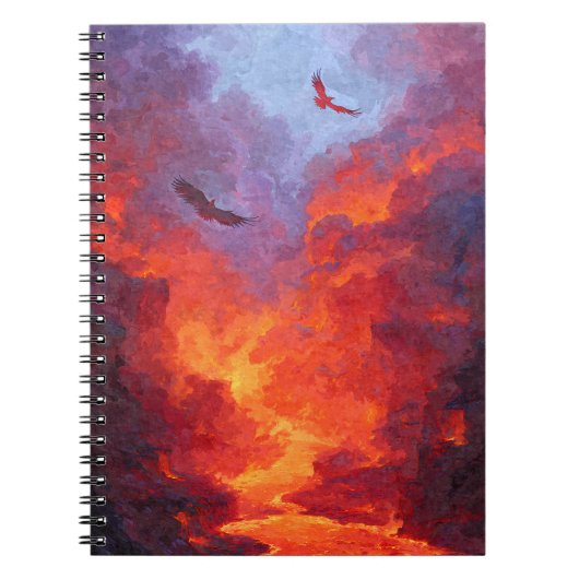 Carnet Sky Sunset Eagles (Devant)
