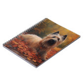 Carnet Skye Terrier à l'automne Feuilles automne Inspire (Côté gauche)