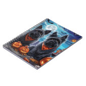 Carnet Skye Terrier Halloween Éffrayant (Côté gauche)