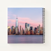 Carnet Skyline du soir à New York (Dos)