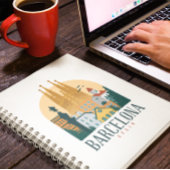 Carnet Skyline Espagne Barcelone