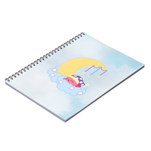 Carnet Sleeping Kirby Notebook (Côté gauche)