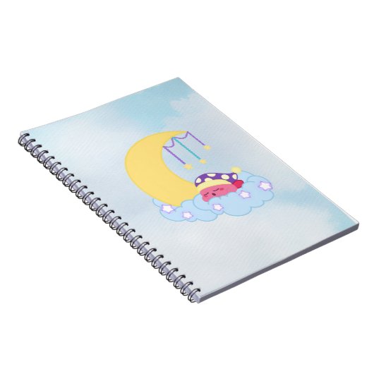 Carnet Sleeping Kirby Notebook (6.5" x 8.75") (Côté Droit)
