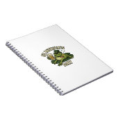 Carnet Sleepy Funny Frog St.Patrick's Day (Côté Droit)