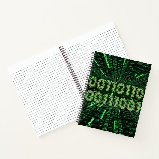 Carnet SlipperyJoe's 69 code binaire dynamique ordinateur (Intérieur)