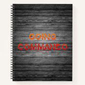 Carnet SlipperyJoe's Going Commando audacieuse lettre ora (Devant)