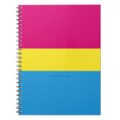 Carnet SlipperyJoe's pansexual pride flag pi sans sexe (Devant)