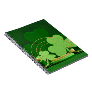 Carnet SlipperyJoe's Saint Patrick's Day trèfle à trois f