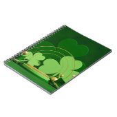 Carnet SlipperyJoe's Saint Patrick's Day trèfle à trois f (Côté gauche)