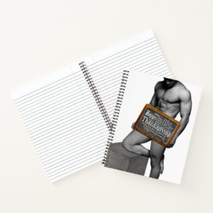 Carnet SlipperyJoe's Thanksgiving man hot six pack abs un