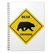 Carnet SlipperySignal de passage de l'ours de Joe silhoue (Devant)