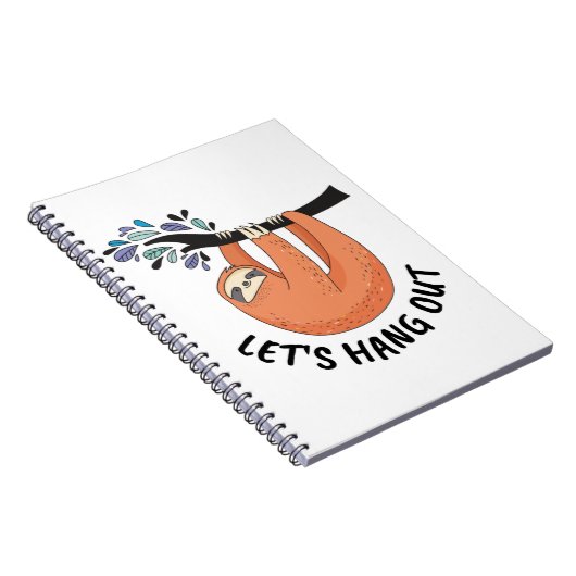 Carnet Sloth Allons traîner dehors (Côté Droit)