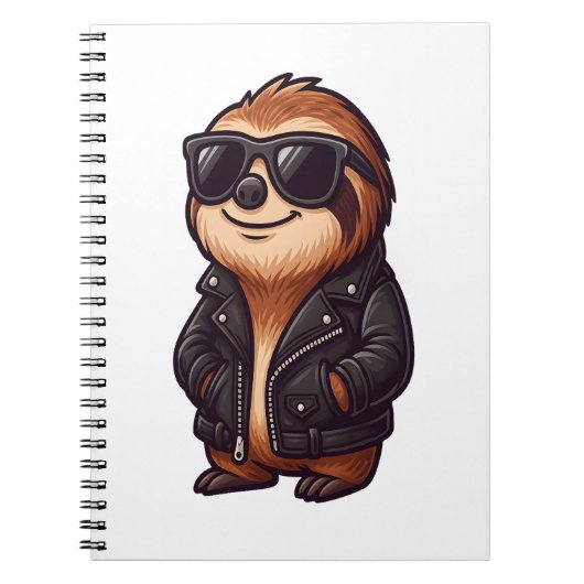 Carnet Sloth Chill Mood (Devant)