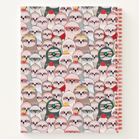 Carnet Sloth Comic Motif (Dos)