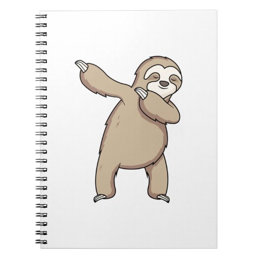 Carnet Sloth Dab (Devant)
