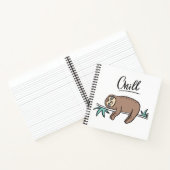 Carnet Sloth dit "Chill" (Intérieur)