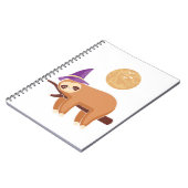 Carnet sloth halloween, halloween sloth (Côté gauche)
