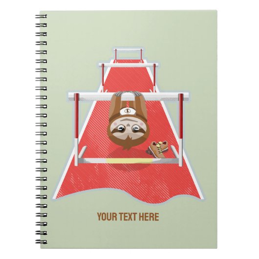 Carnet Sloth Hurdles course atheletics (Devant)