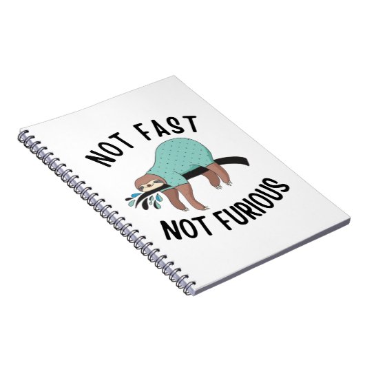 Carnet Sloth Pas Rapide Pas Furieux (Côté Droit)