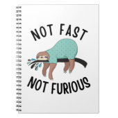 Carnet Sloth Pas Rapide Pas Furieux (Devant)