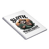 Carnet Sloth Randonnée Squad Funny Camping (Côté Droit)