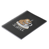 Carnet Sloth Sleep at Cup of Coffee Funny Sloth Sloffee T (Côté gauche)